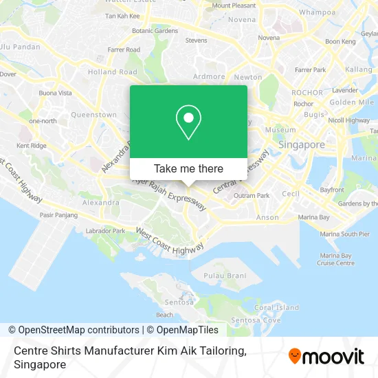 Centre Shirts Manufacturer Kim Aik Tailoring map