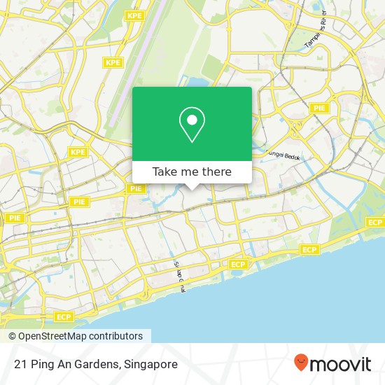 21 Ping An Gardens地图