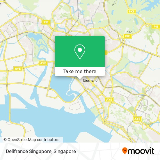 Delifrance Singapore map