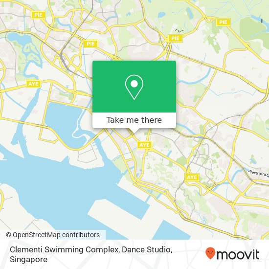 Clementi Swimming Complex, Dance Studio地图