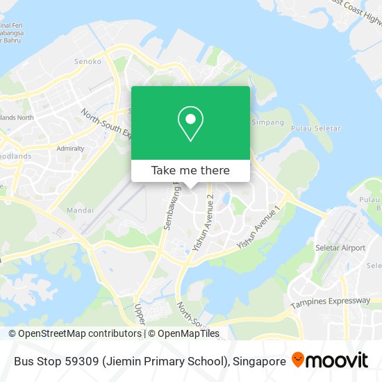 Bus Stop 59309 (Jiemin Primary School)地图