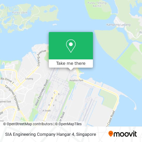 SIA Engineering Company Hangar 4 map
