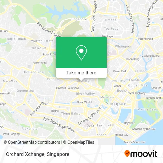 Orchard Xchange map