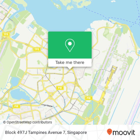 Block 497J Tampines Avenue 7地图