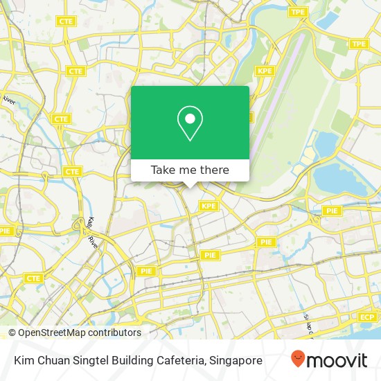 Kim Chuan Singtel Building Cafeteria map