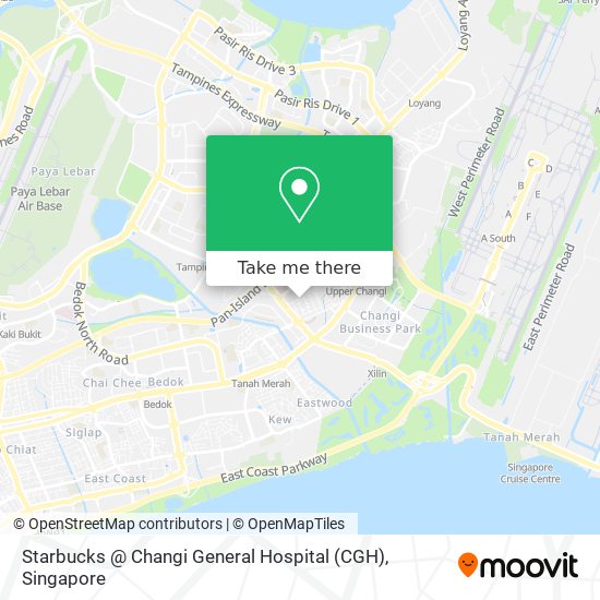 Starbucks @ Changi General Hospital (CGH) map