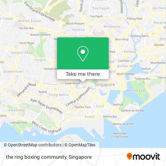 the ring  boxing community map
