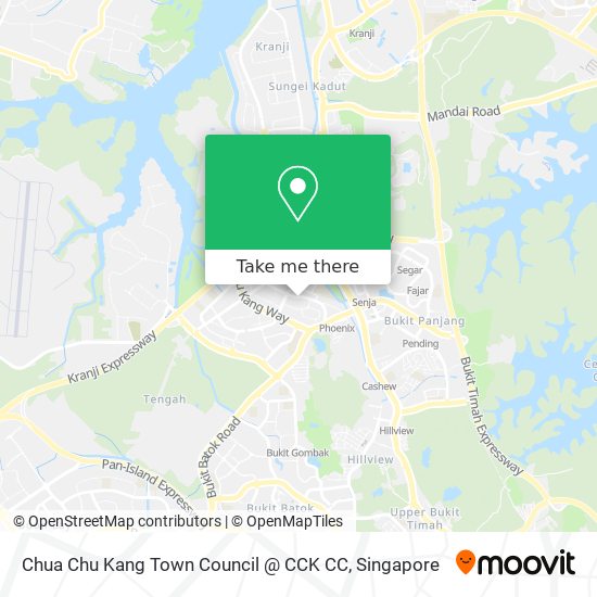 Chua Chu Kang Town Council @ CCK CC map