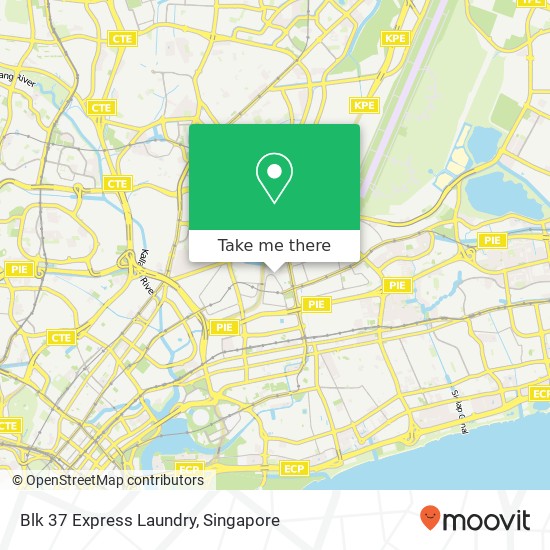 Blk 37 Express Laundry map