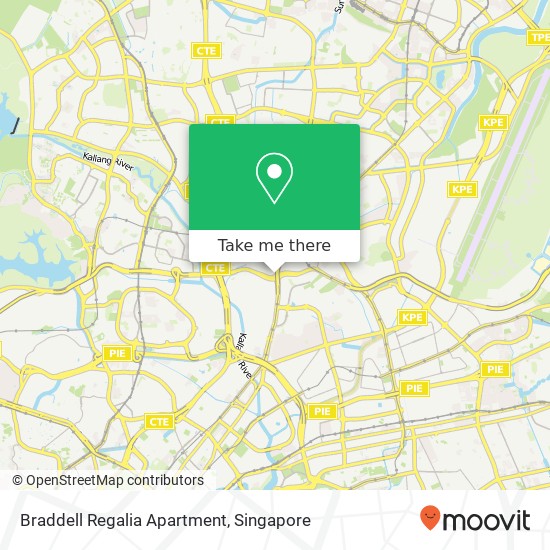 Braddell Regalia Apartment map