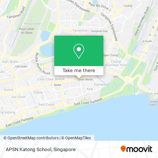 APSN Katong School map