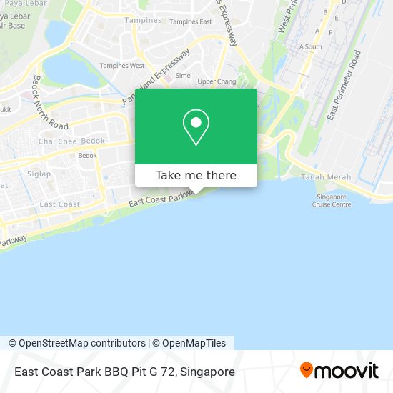 East Coast Park BBQ Pit G 72 map