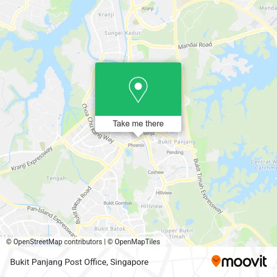 Bukit Panjang Post Office map