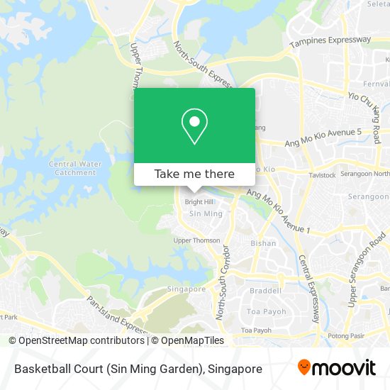 Basketball Court (Sin Ming Garden)地图
