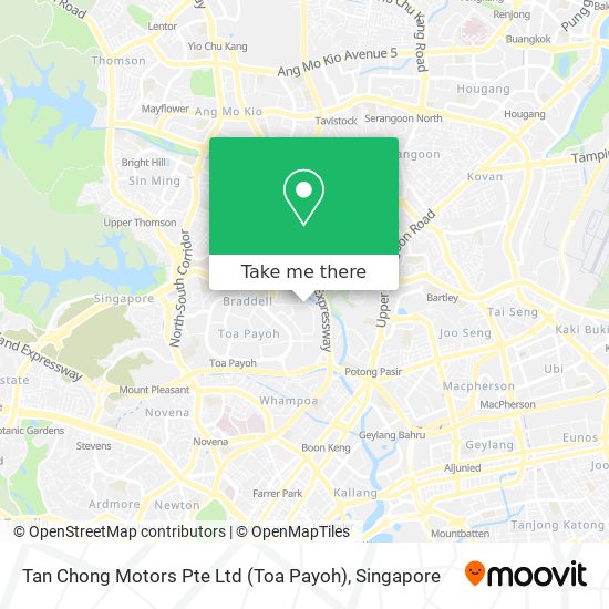 Tan Chong Motors Pte Ltd (Toa Payoh) map