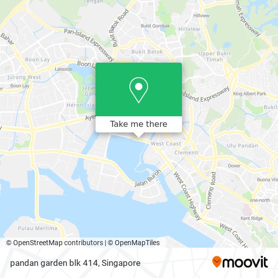 pandan garden blk 414 map