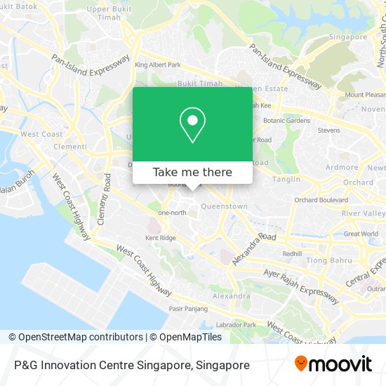P&G Innovation Centre Singapore map