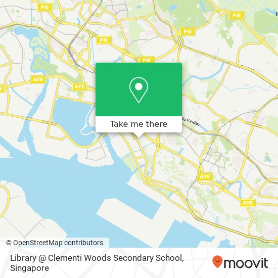 Library @ Clementi Woods Secondary School map