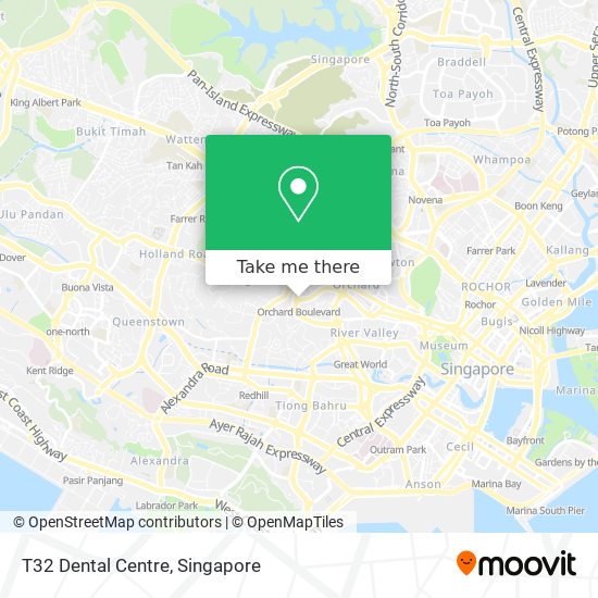 T32 Dental Centre map