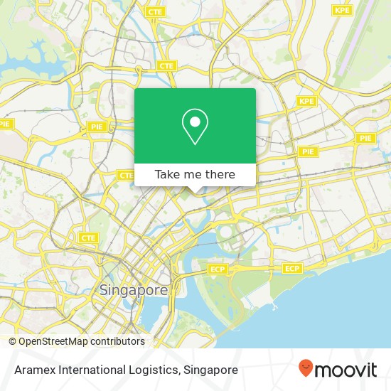 Aramex International Logistics map