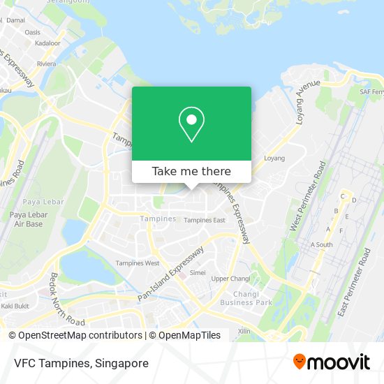 VFC Tampines map