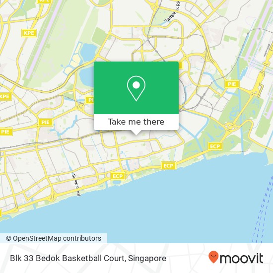 Blk 33 Bedok Basketball Court地图