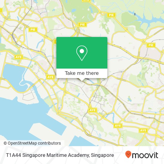 T1A44 Singapore Maritime Academy map