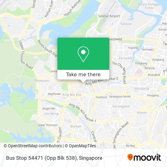 Bus Stop 54471 (Opp Blk 538) map