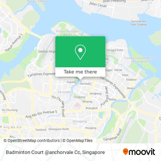 Badminton Court @anchorvale Cc map