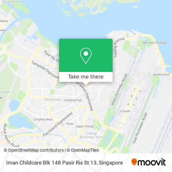Iman Childcare Blk 148 Pasir Ris St 13 map
