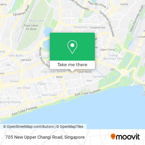 705 New Upper Changi Road地图