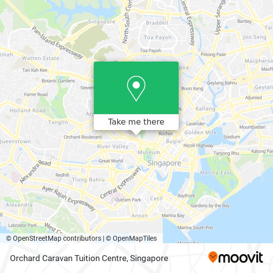 Orchard Caravan Tuition Centre map