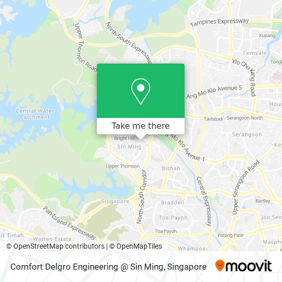 Comfort Delgro Engineering @ Sin Ming map