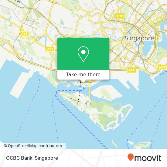 OCBC Bank map