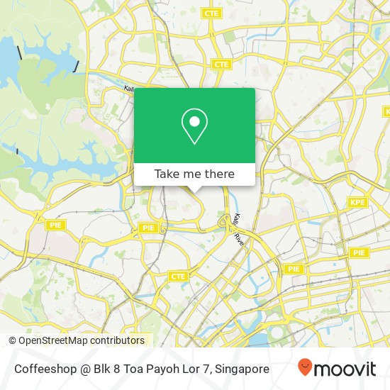 Coffeeshop @ Blk 8 Toa Payoh Lor 7 map