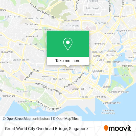 Great World City Overhead Bridge地图