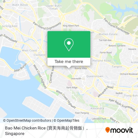 Bao Mei Chicken Rice map