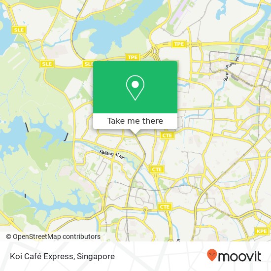 Koi Café Express map