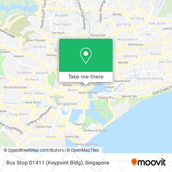 Bus Stop 01411 (Keypoint Bldg) map
