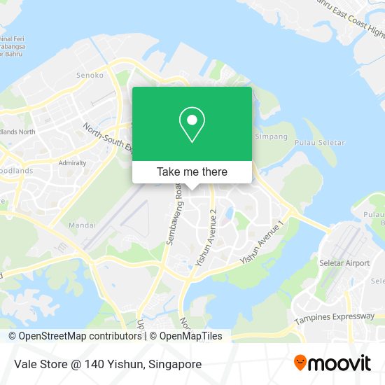 Vale Store @ 140 Yishun map