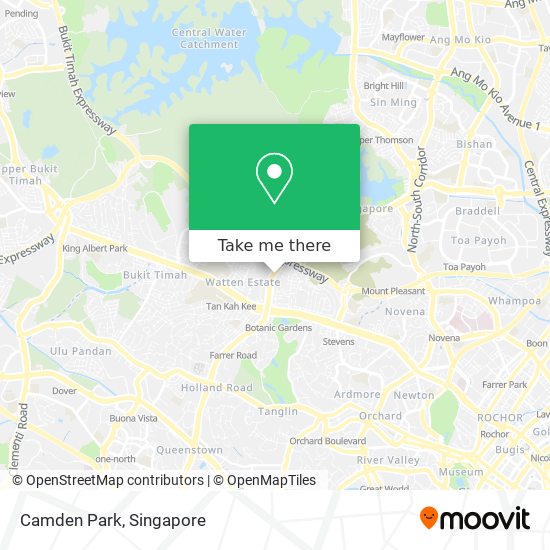 Camden Park map