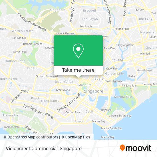 Visioncrest Commercial map