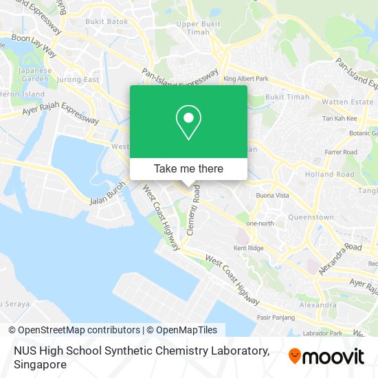 NUS High School Synthetic Chemistry Laboratory map