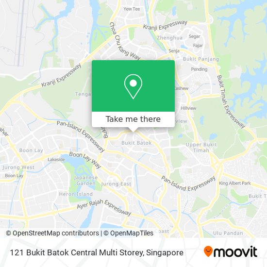 121 Bukit Batok Central Multi Storey map