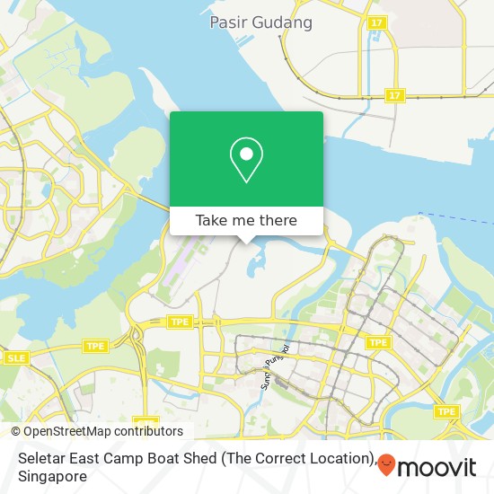 Seletar East Camp Boat Shed (The Correct Location) map