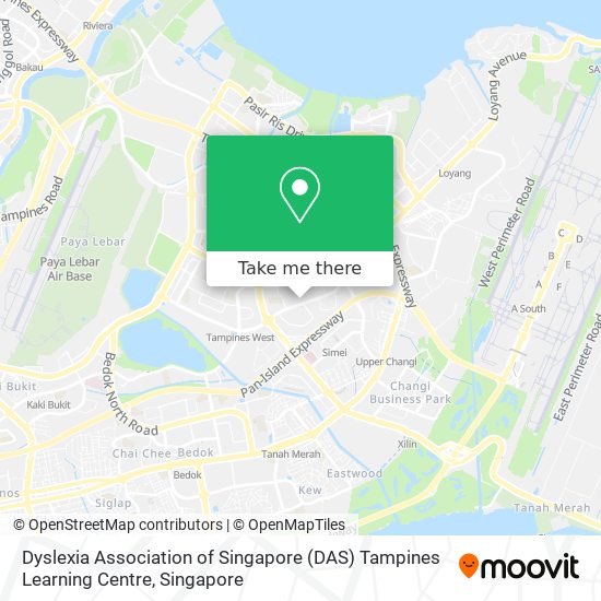 Dyslexia Association of Singapore (DAS) Tampines Learning Centre map