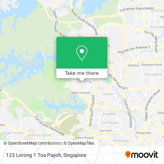 123 Lorong 1 Toa Payoh map