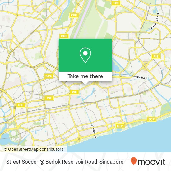 Street Soccer @ Bedok Reservoir Road map
