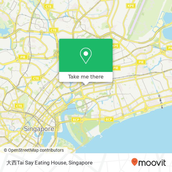 大西Tai Say Eating House map