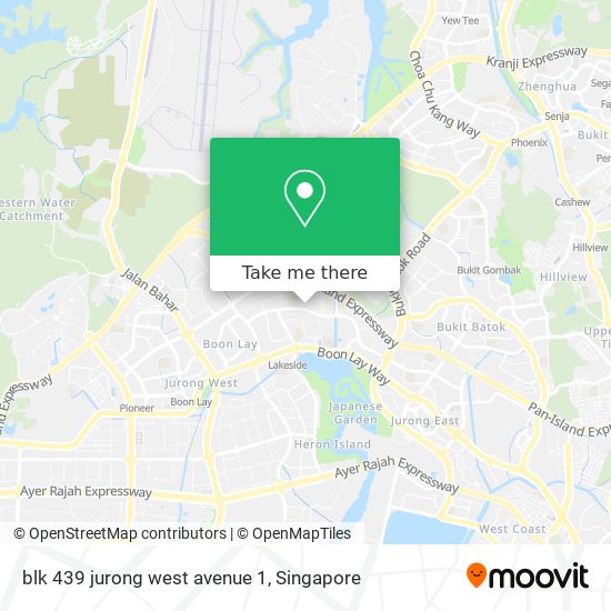 blk 439 jurong west avenue 1地图